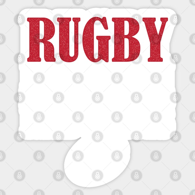 Rugby Because Even Football Players Need Heroes Sticker by BraaiNinja